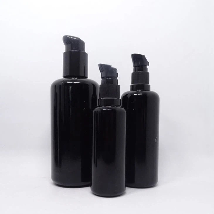 50ml violet black glass bottle