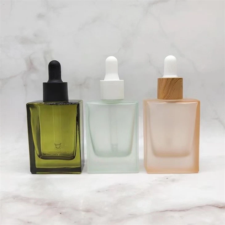 Best Sellers Glass Square Dropper Bottle Serum Glass Bottle 30ml Dropper With Best Quality